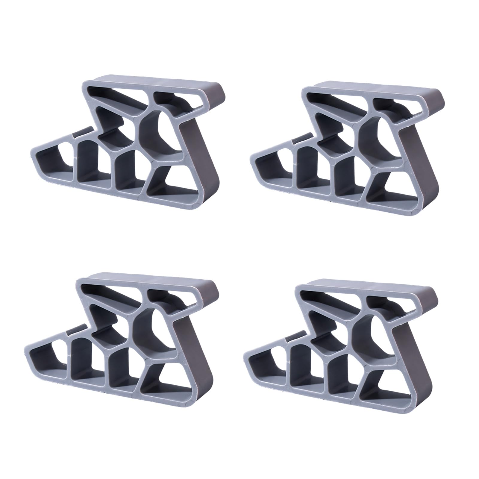 4Pcs Heavy Duty Door Stoppers Antislip Easy Installation Door Wedges 3D Track Stopper Balcony Improvement Porch Obstacle