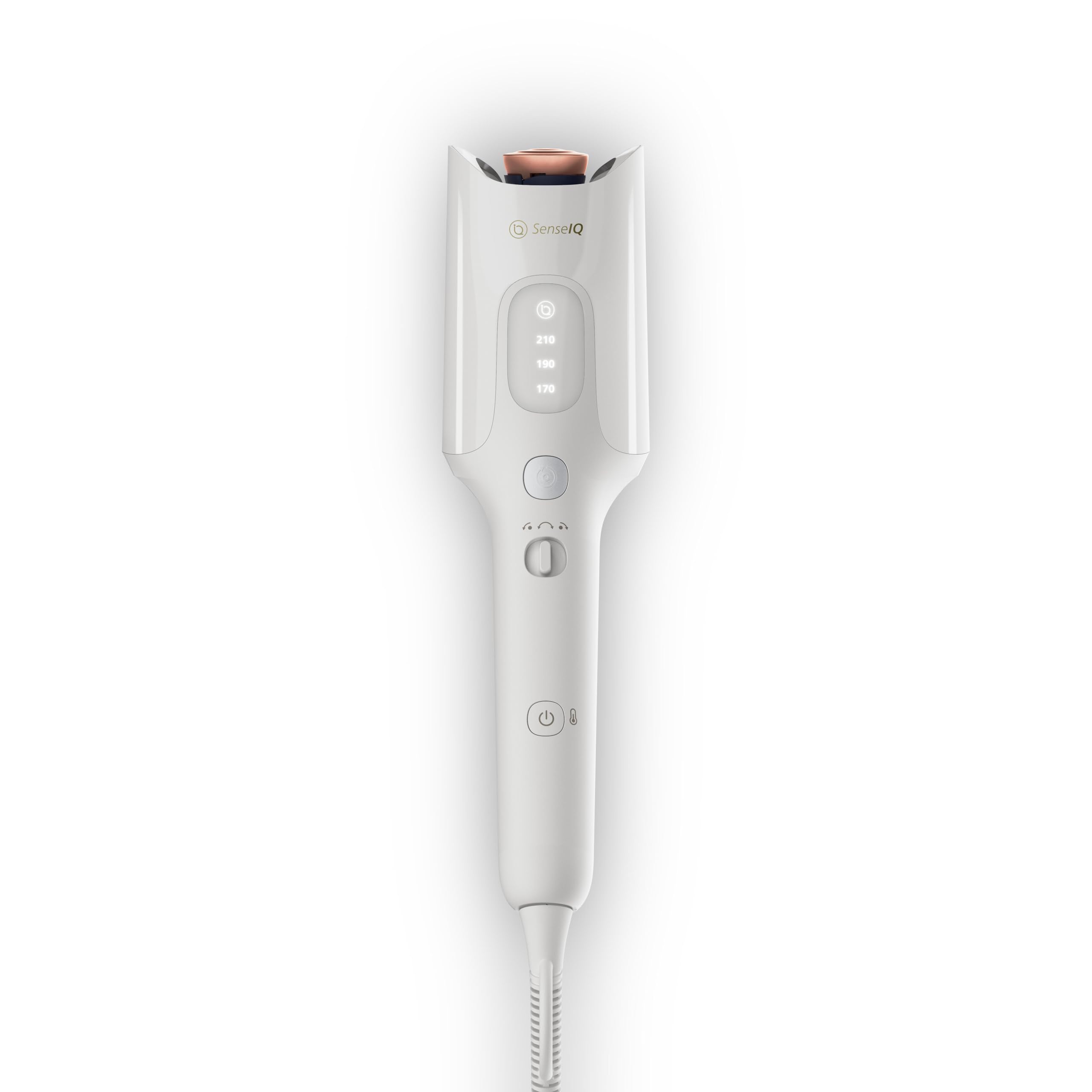 Philips BHB968/00 Senseiq - Curler Automatico, 210 Gradi, Rivestimento In Ceramica, Bianco-image