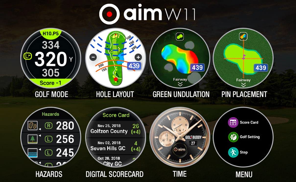 Golf Buddy aim W11 GPS Watch