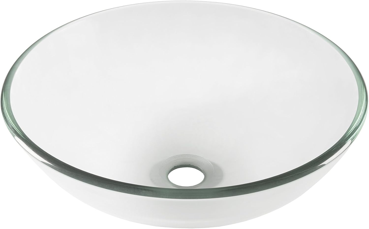 Get Special Price Novatto BONIFICARE Glass Vessel Bathroom Sink