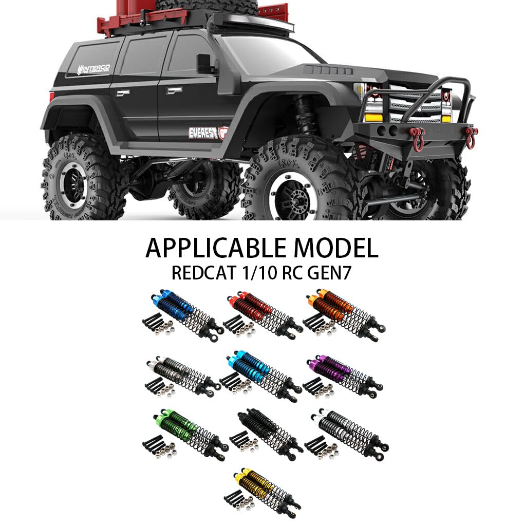 Alu Heckstoßstange Für Gen7 RC Auto - Upgrade Ersatzteil In Blau, Rot, Silber