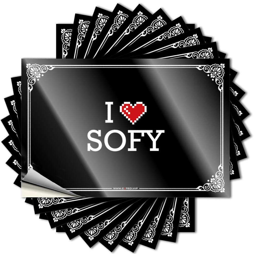 I Love Sofy Encouraging Fun Stuff - Tattoo Wall Removable Vinyl Decal(8X12CM)