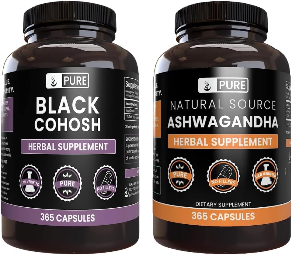 PURE ORIGINAL INGREDIENTS Black Cohosh and Ashwagandha
