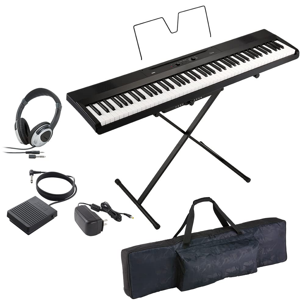 Amazon | KORG L1SP BK ブラック キーボード 電子ピアノ 88鍵盤