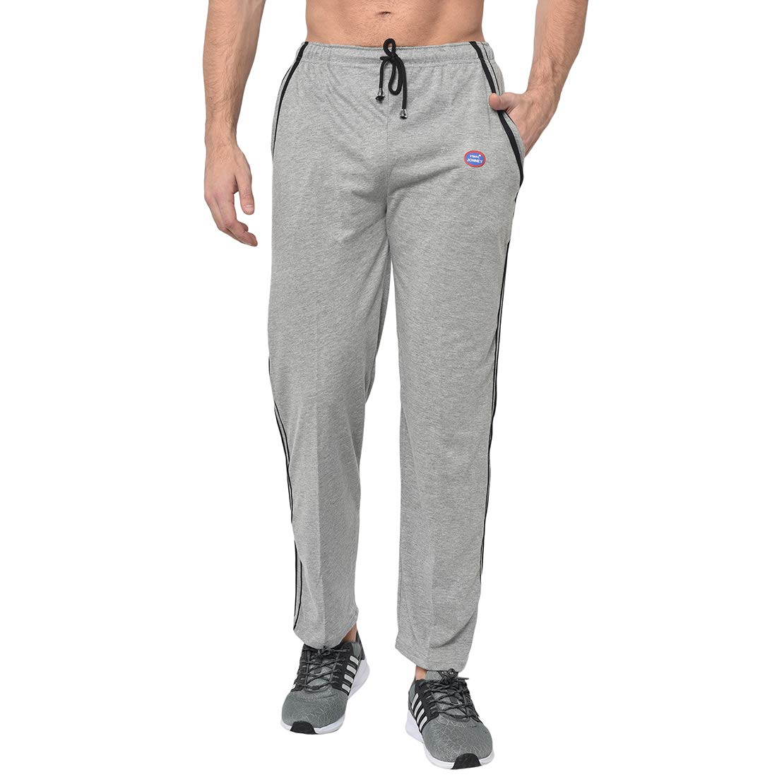 Cotton Blended Regular Fit Black Pyjamas For Men -264-V-262