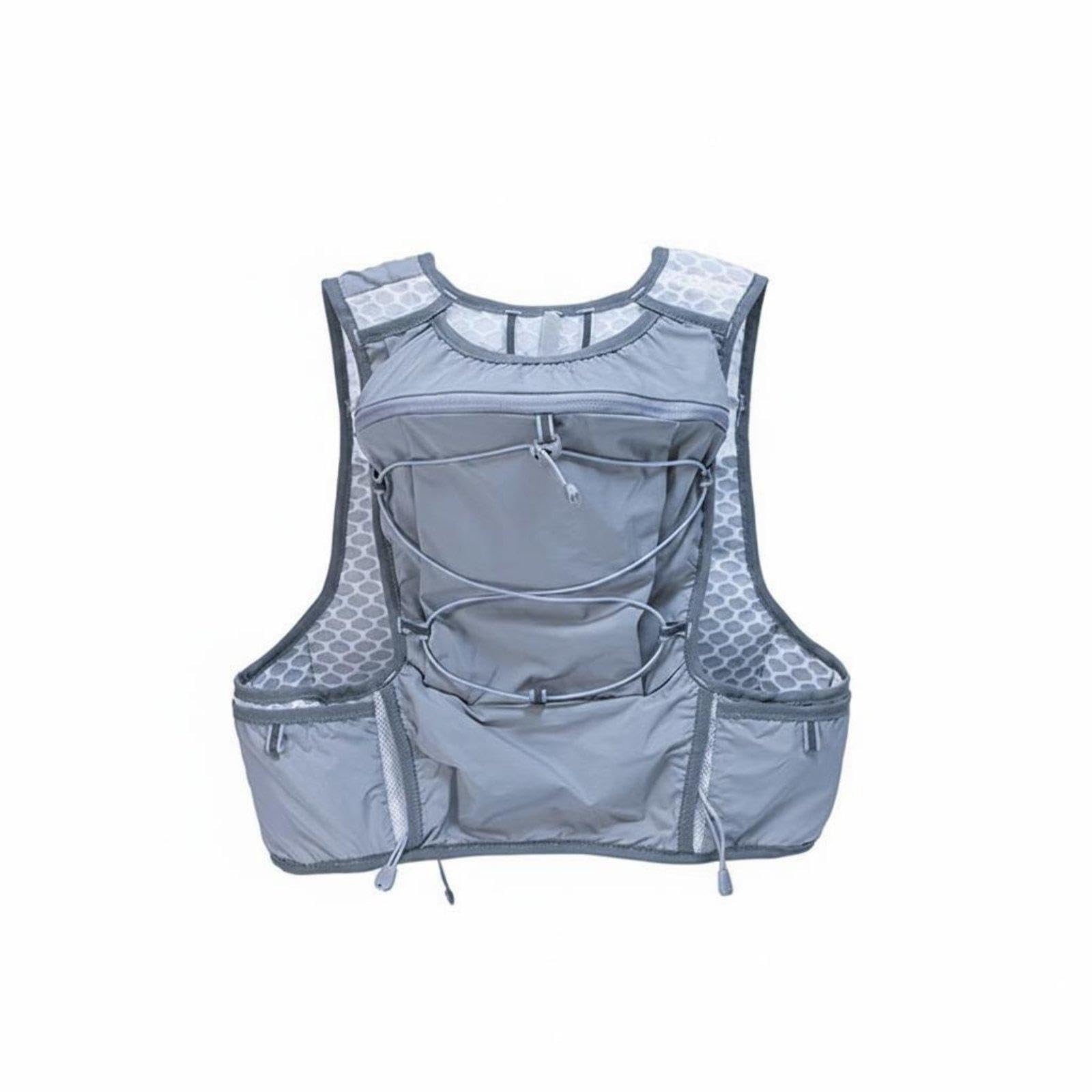 CALANDIS Running Water-Carrying Vest Lightweight Water Bladder Vest Hands Water-Carrying Backpack for Runners, Cyclists, Endurance Event, Biking Grey-picture-10