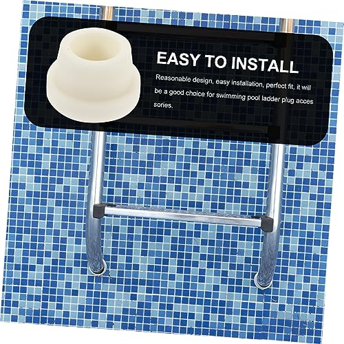 Tapones de goma antideslizantes para escalera de piscina, 4 piezas miniatura 5
