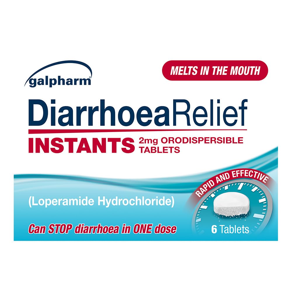 Galpharm Diarrhoea Relief Instants 6 Tablets