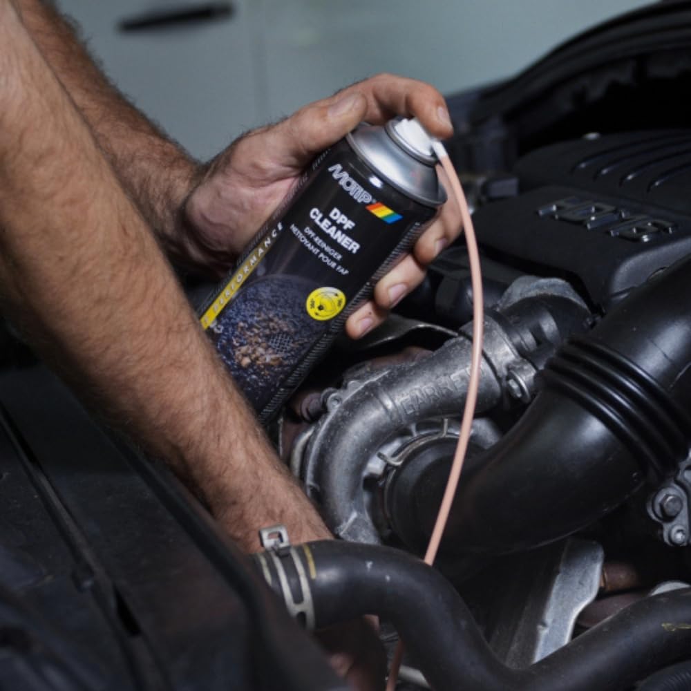 MOTIP Pulitore Filtro FAP, Rimuove Depositi di Carbone e Cenere, Senza Solventi, Non Infiammabile, Non Corrosivo, per Filtro Antiparticolato Diesel (1)