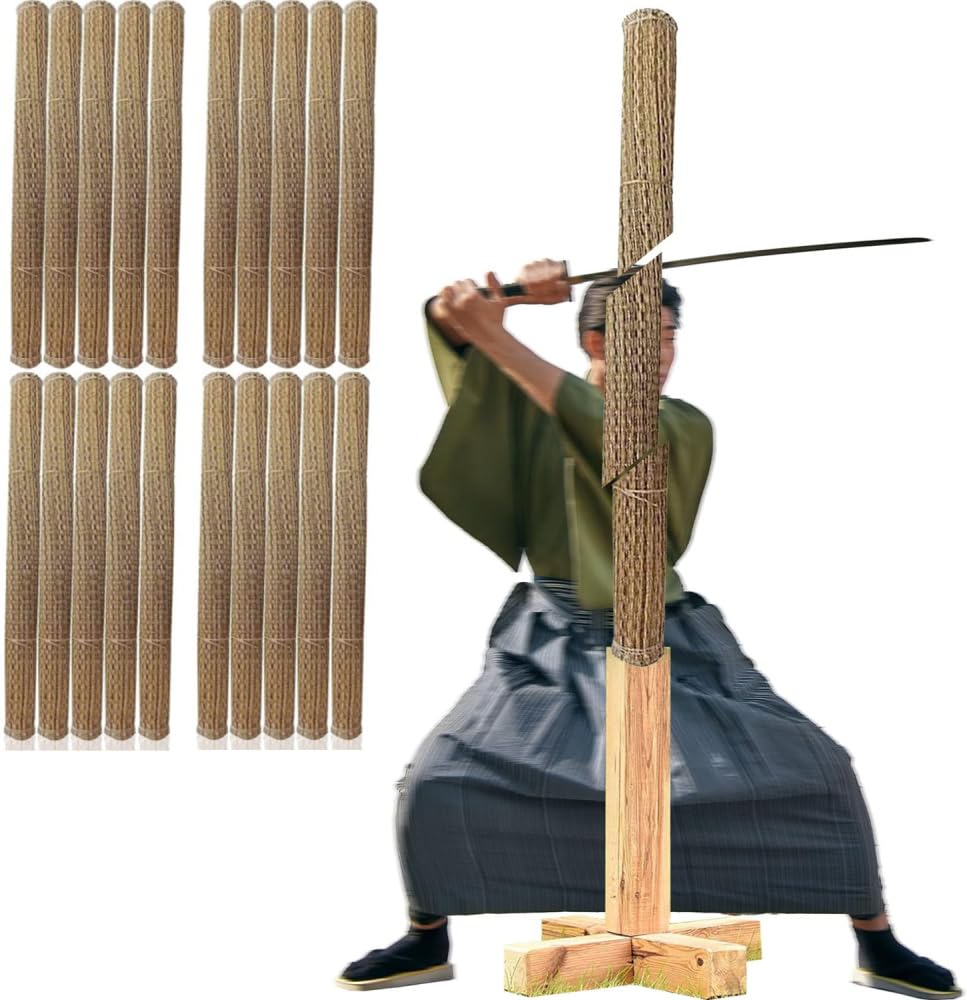 Tatami Omote - aus Reisstroh, japanische Matte, Matte für den Schwert-Schnitttest Tameshigiri, Zielübung für das Samuraischwert & das Katanaschwert