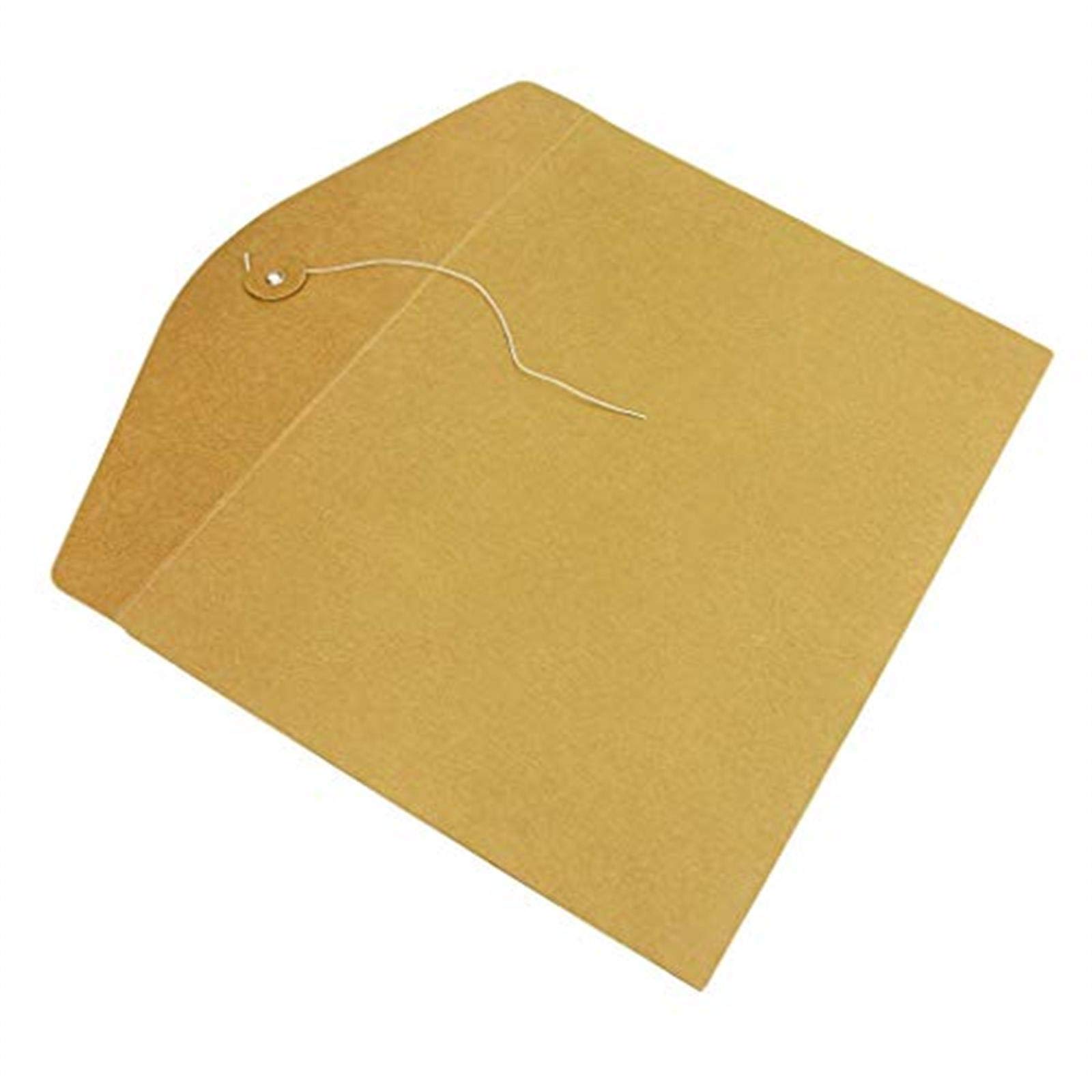 PATIKIL Buste Kraft Con Cordino - 6 Pezzi Formato A4 - Stile Vintage Per Documenti, Ufficio E Casa - Foto 11