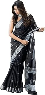 Women's Banarasi Silk Saree Pure Silk Saree With Unstitched Blouse Piece-image-16