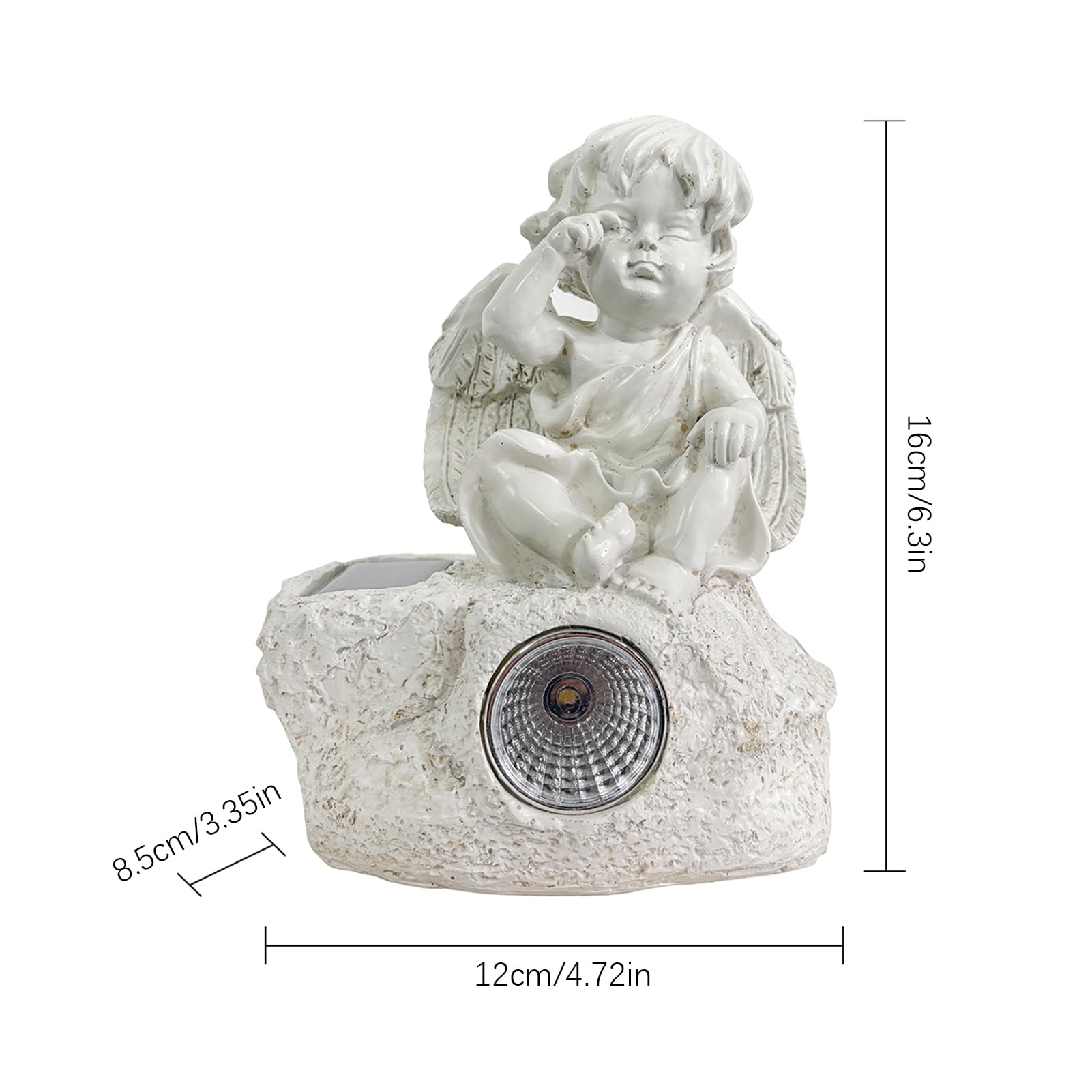 Statue e statuette di angelo in resina resistente alle intemperie ad