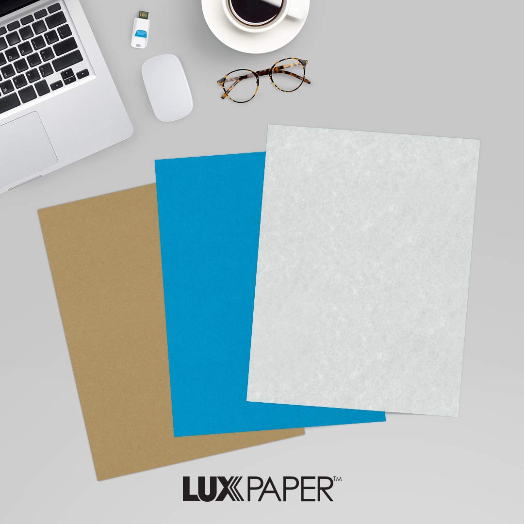 8 1/2 x 11 karton - (250 Ilość.) Blue Parchment