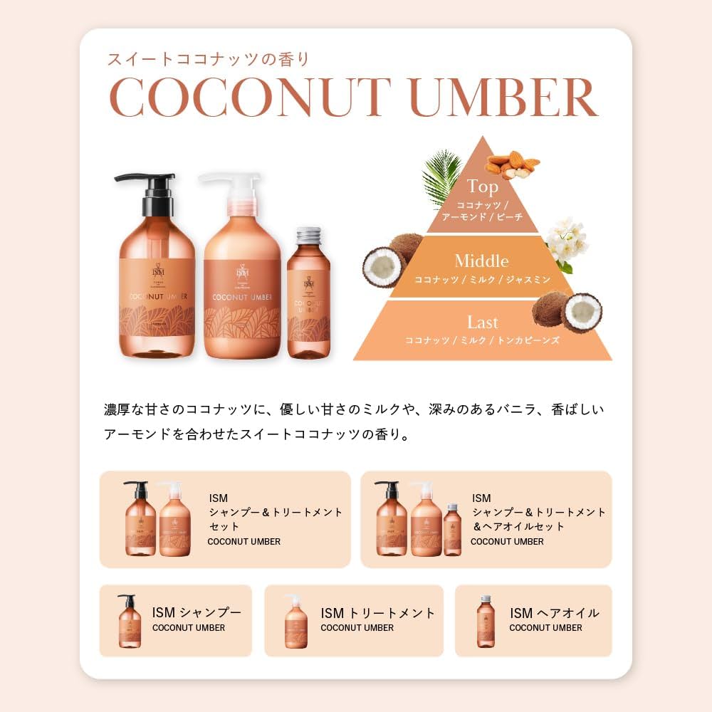 Amazon | ISM ココナッツアンバー シャンプー＆トリートメント