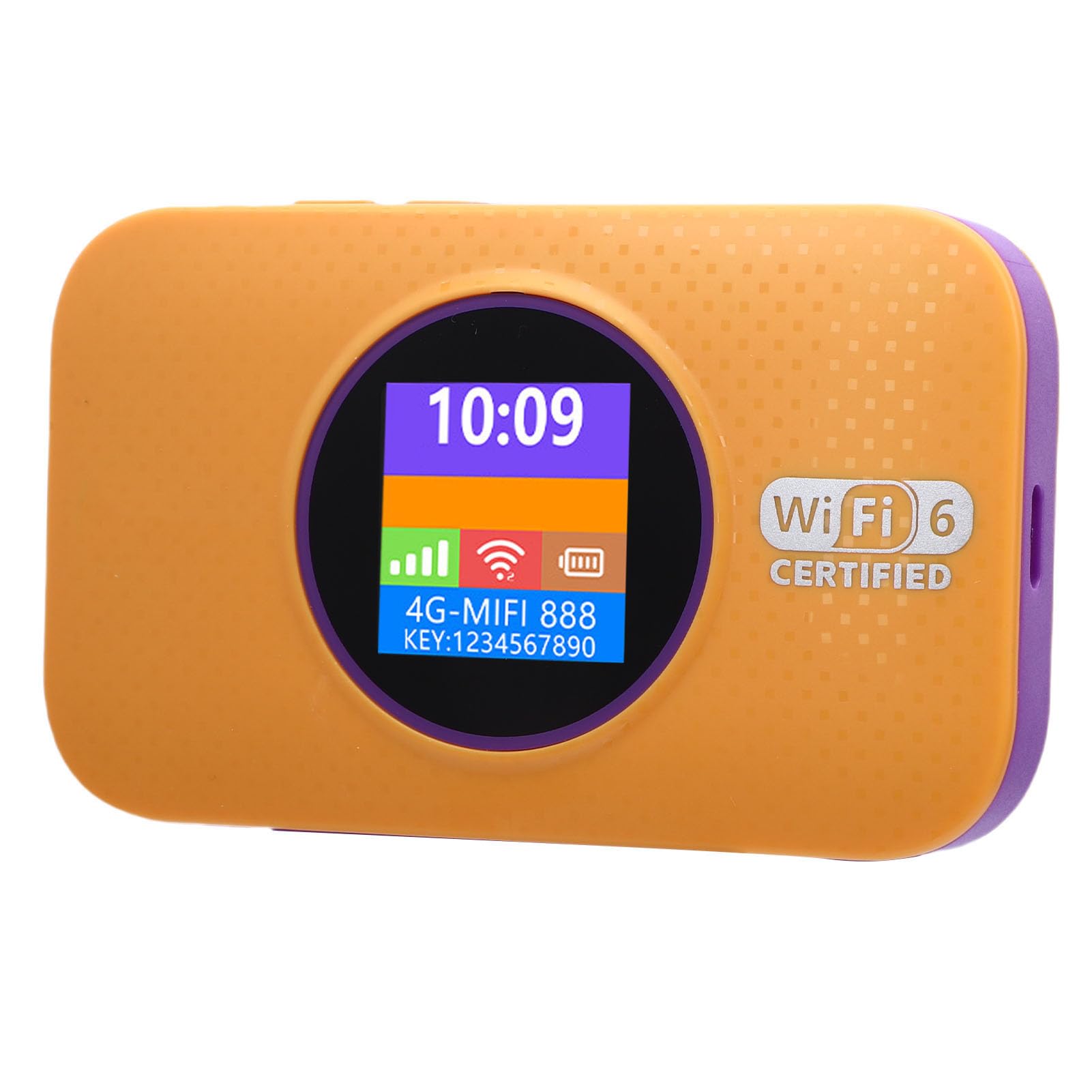 SIXRUN Router WiFi Mobile 4G LTE, WiFi 6 300Mbps (ORANGE)