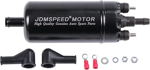 JDMSPEED Bomba de combustible universal de alta presión en línea de 12 V, bomba de inyección de combustible de gasolina de repuesto 0580464070