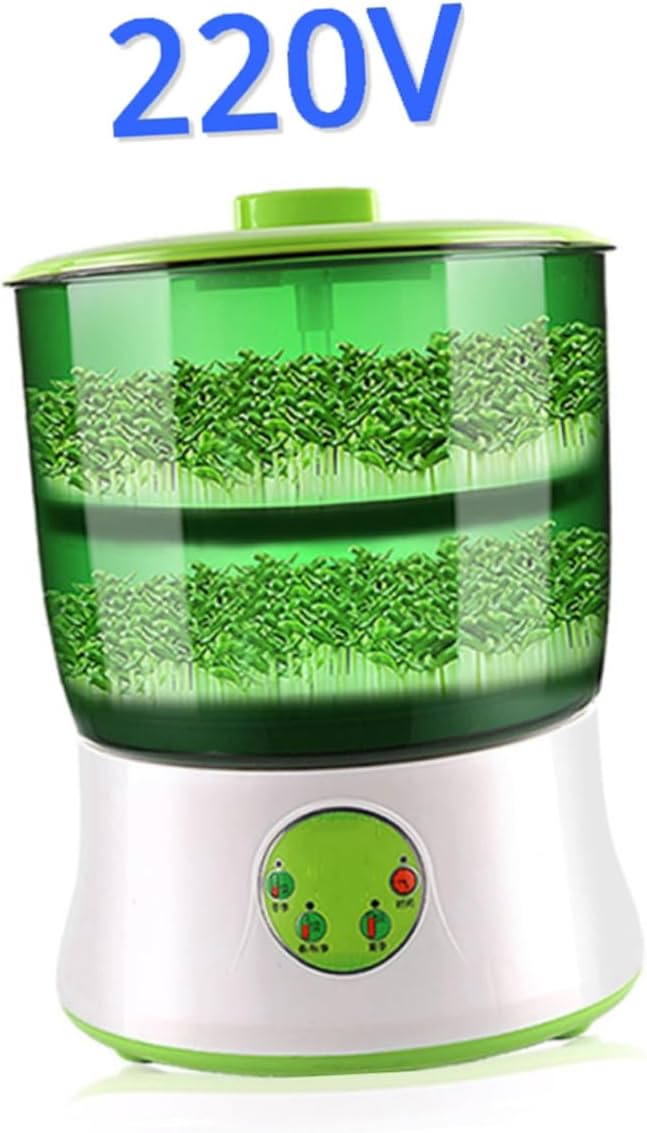 Generic Automated Sprout Grower Machine Microcomputer Controlled Double Layer Bean Sprouts System Energy Efficient