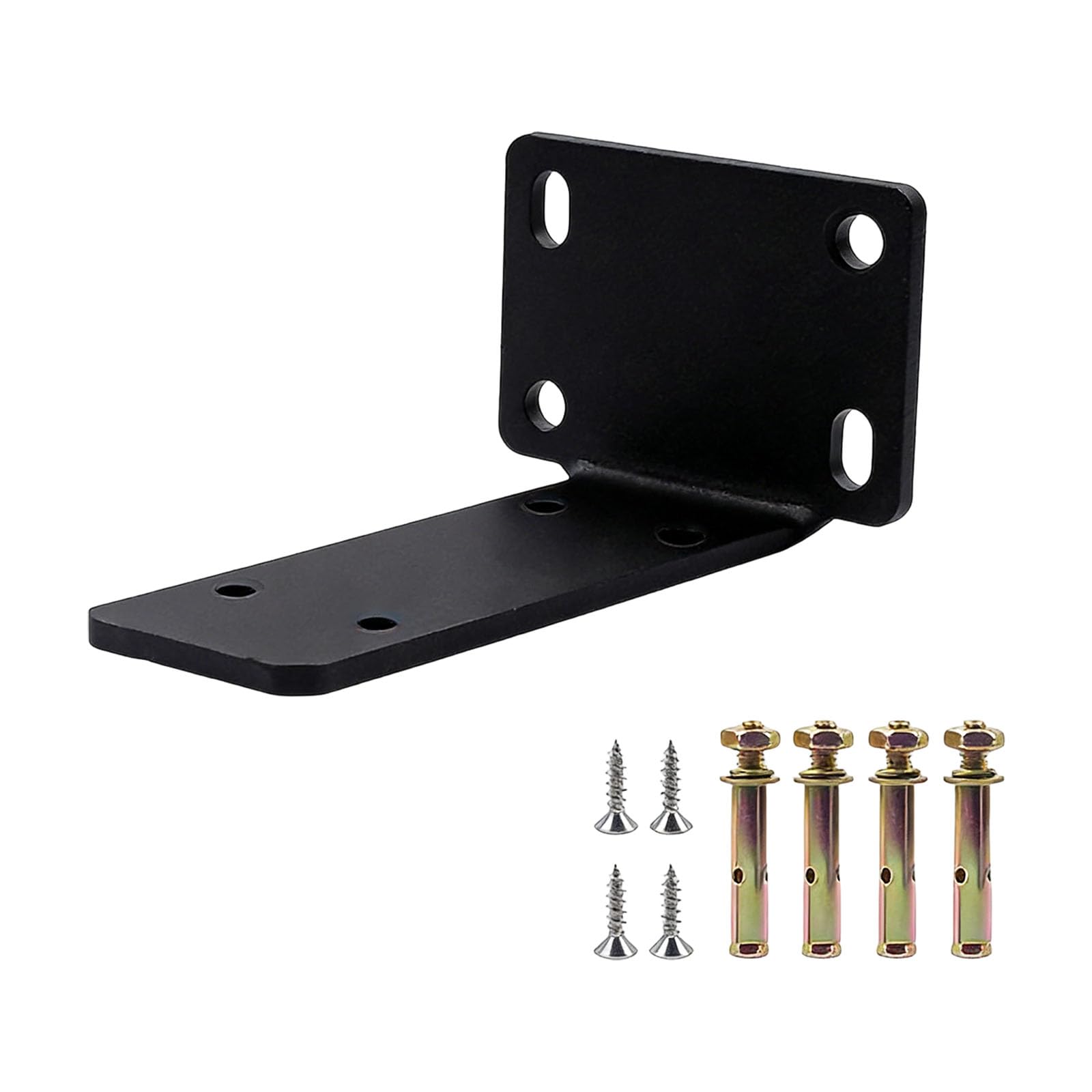 JAMIEKA Thicken Floating Shelf Brackets Integrated Wall-Mounted Invisible T Brackets for Wall Mounting and Space Saving