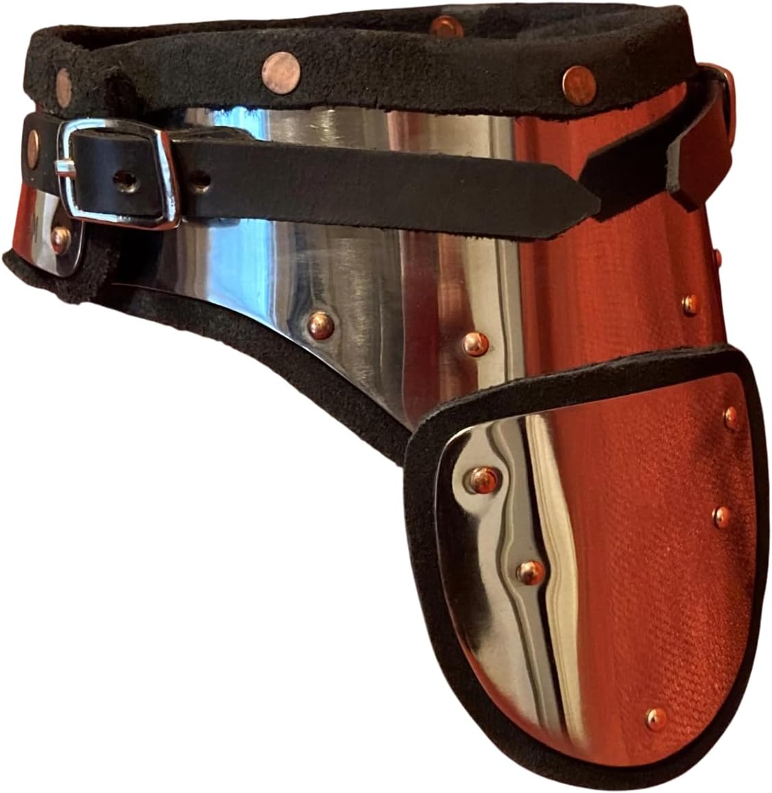 ARTIZANSTORE Stainless Steel and Leather Gorget delivers GREAT Protection for SCA rapier cut & thrust, longword and medieval heavy armored combat