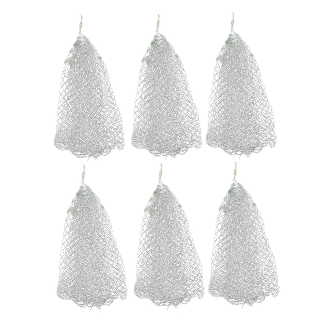 Red de Pesca de Repuesto 20 Piezas de 8 Agujeros Hierro Nylon | Blanco, Accesorios Pesca y Aparejos de Pesca, para Atarraya y Desembarque de Truchas Color Aleatorio