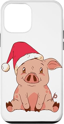 iPhone 12 mini Cute Funny Animals Christmas Pig Case