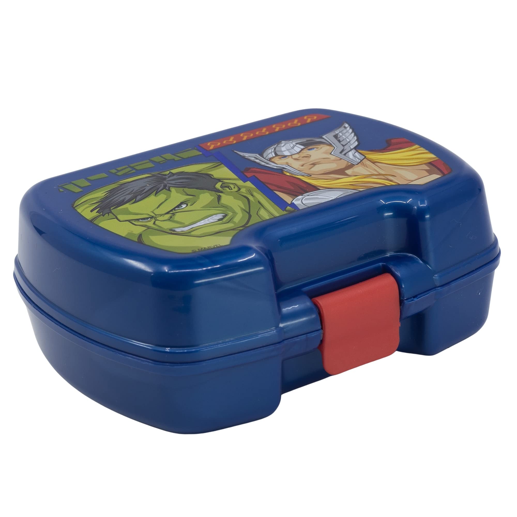 Stor 74189 SANDWICHERA Snack Avengers Invincible Force Lunch Box, Plastic