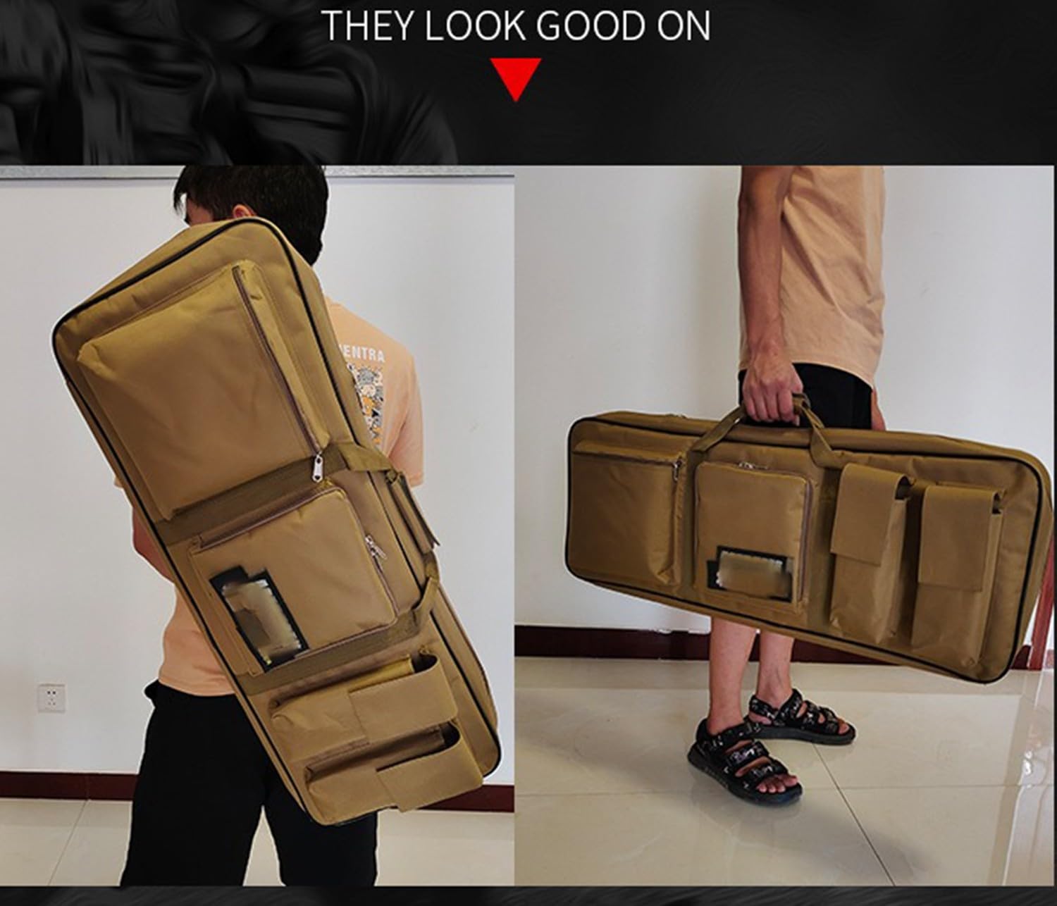Bolsa Táctica De Escopeta, Bolsa para Rifle, Estuche De Pistola Acolchado Suave, Mochila De Caza Al Aire Libre Estuche para Escopeta Airsoft para La Caza Y El Tiro A