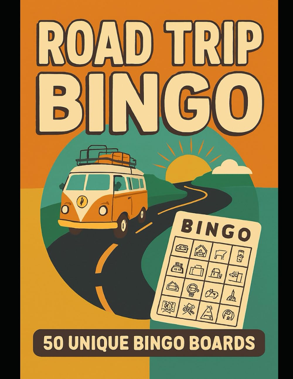 Road Trip Bingo: Simple Road Trip Bingo Boards| 8.5 x 11| Some easy to find some harder. Keep everyone entertained for long car rides