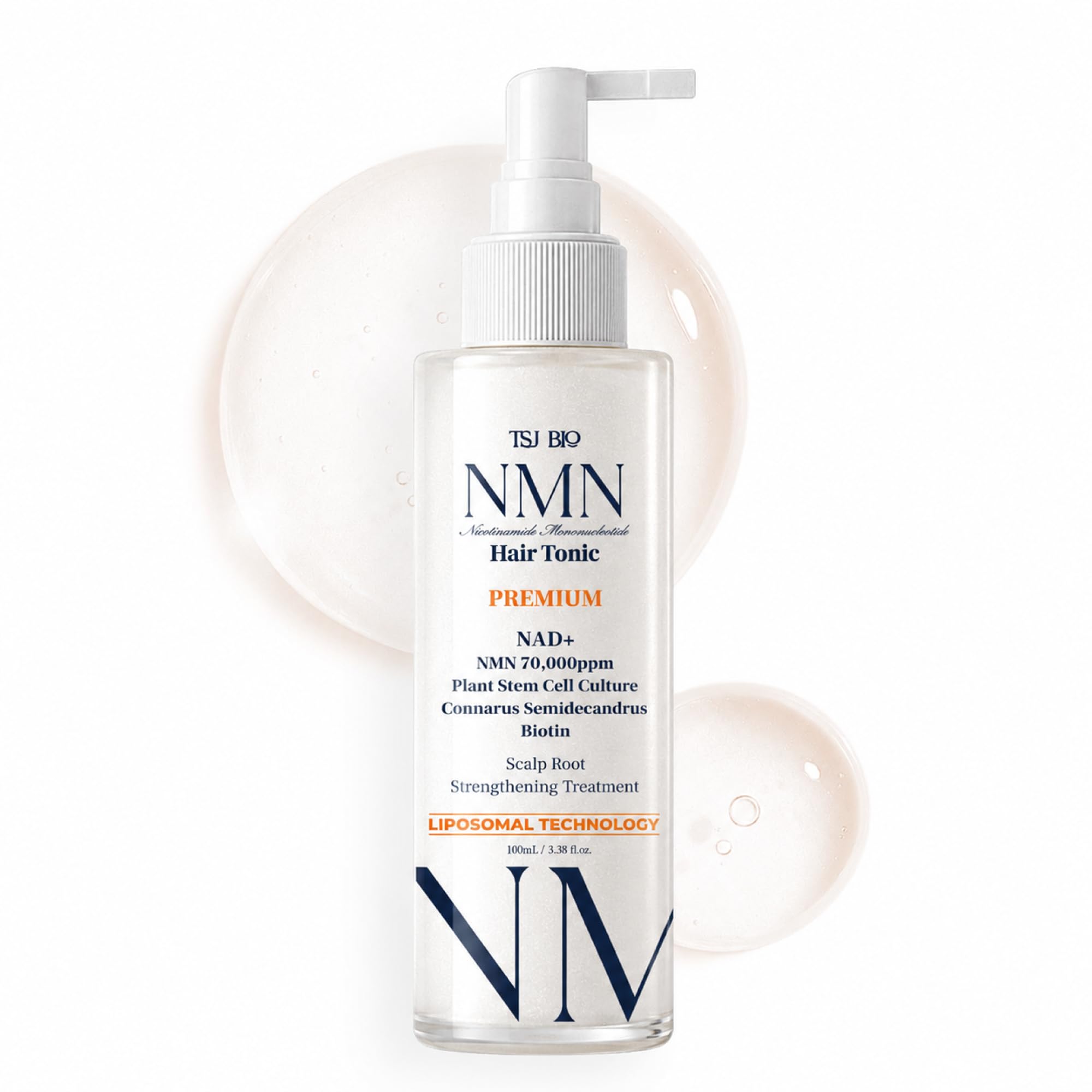 NMN & NAD+ Hair Tonic | 70,000 ppm Professional Scalp Energy Therapy at Home, Clinic-grade NMN + NAD⁺ technology delivers concentrated scalp energy support for daily use