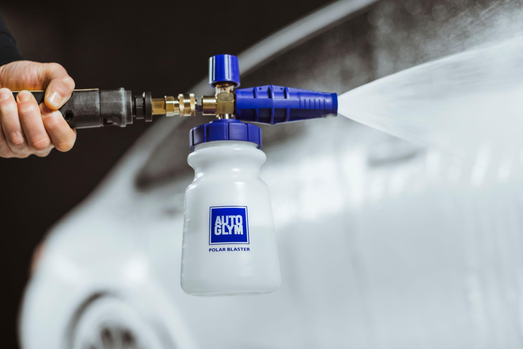 Autoglym Polar Blaster Snow Foam Lance, 800 ml – Schaumkanone für Hochdruckreiniger, Snow-Foam-Aufsatz zur Autowäsche und Reinigung von Autos sowie anderen Fahrzeugen