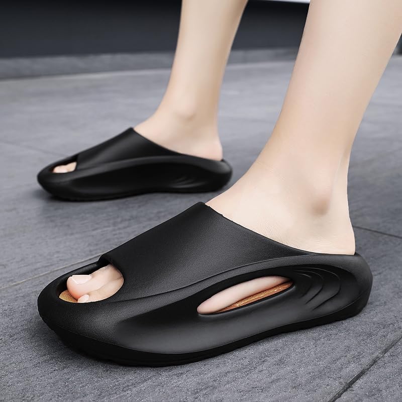 Slippers Slides for Men Non-Slip Cloud Slides House Bedroom Shoes Shower Quick Drying Sandals Indoor and Outdoor Beach Garden Travel3