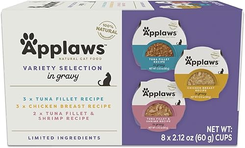 Miniatura 13 de Applaws Alimento húmedo natural para gatos en caldo, ingredientes limitados y naturales, alto contenido de proteínas sin aditivos artificiales,