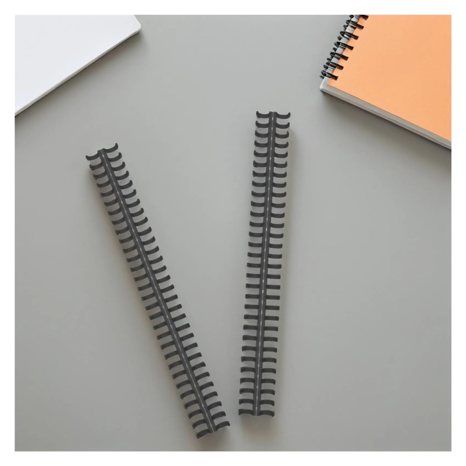 Spirali per rilegatura 20 anelli for raccoglitori a fogli mobili, bobine di rilegatura a spirale in plastica