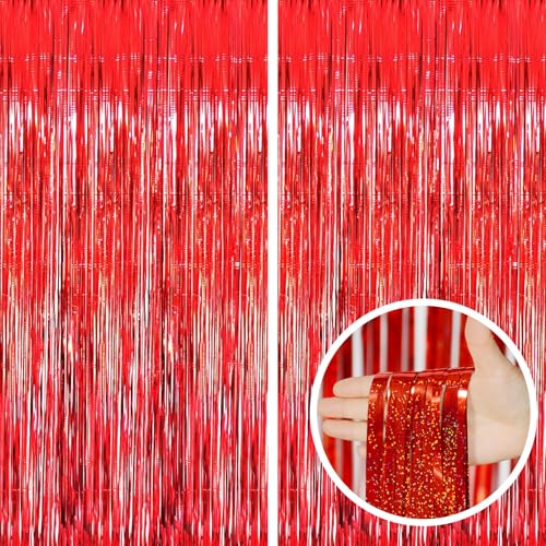 Image of Number Balloons Red Party Balloon - 40 Inch Large Number Balloon, Numbers Balloon Birthday Decorations, Red Party Supplies for Anniversary