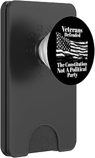 Veterans Defended The Constitution Not A Political Party PopSockets PopWallet for MagSafe