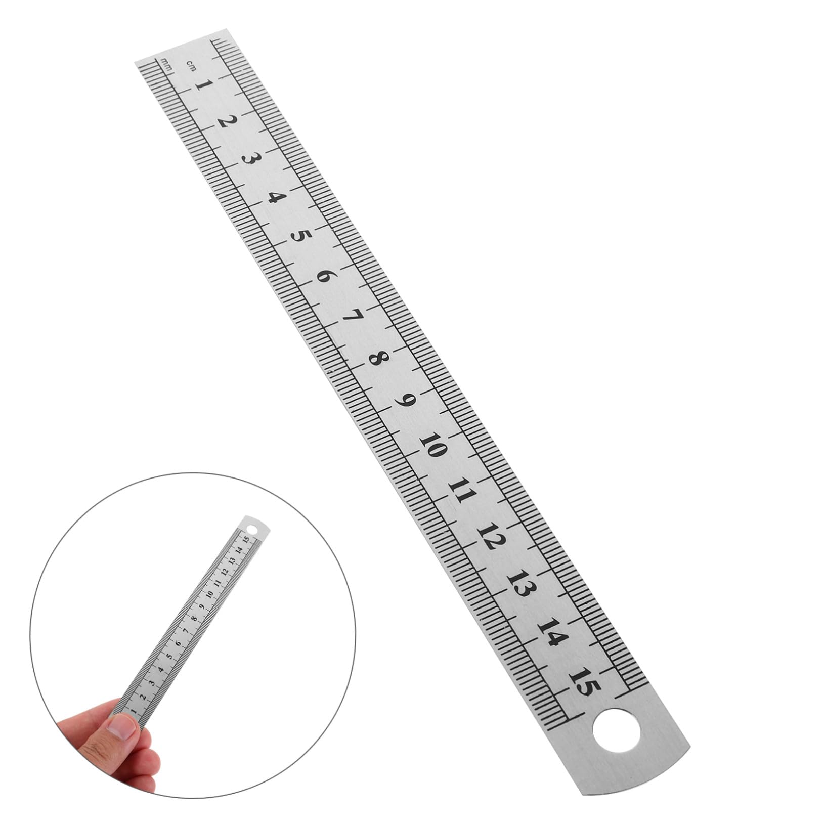 HOMSFOU 30 Pièces Lot de Règles en Acier Inoxydable Double Graduation et Règle Droite Multifonction pour Étudiants Dessin Technique et Menuiserie Outil de Mesure Fiable pour Guitare