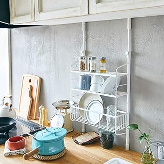 Amazon Co Jp 人気の突っ張りキッチンラックランキング