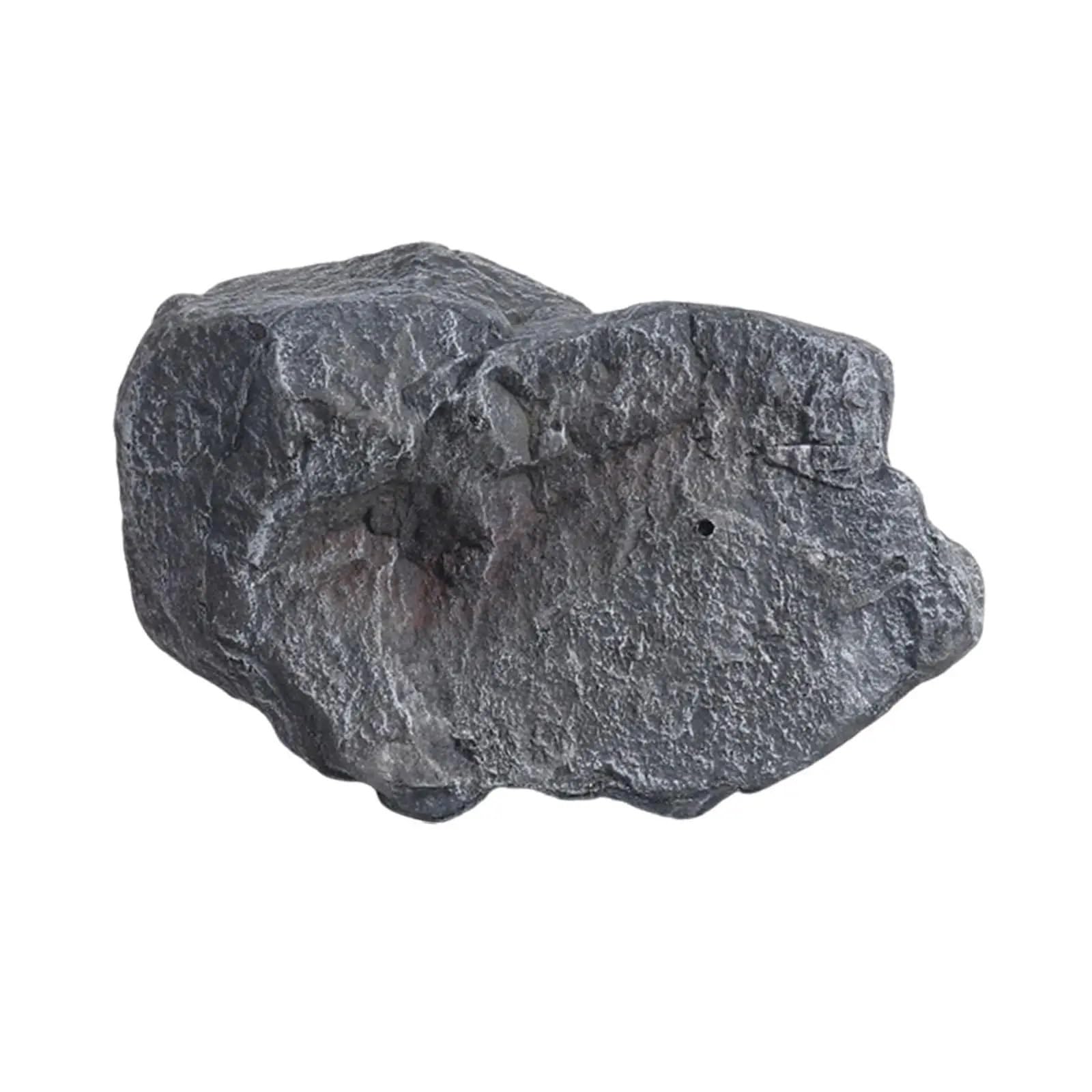SPPEOUKJ Artificial Stone Decor Movie Prop Lightweight Rock Landscaping Realistic For Backyard Garden Parks(27cmx28cmx16cm)