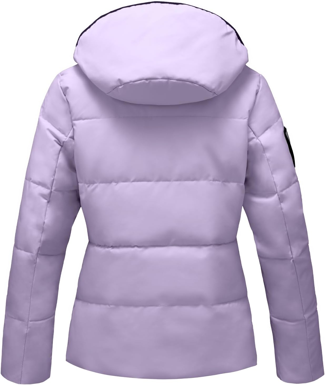 Women's Puffer Jacket Warm Winter Down Coat Waterproof Hooded Parka Coats Thicken Insulated Outerwear - Image 3
