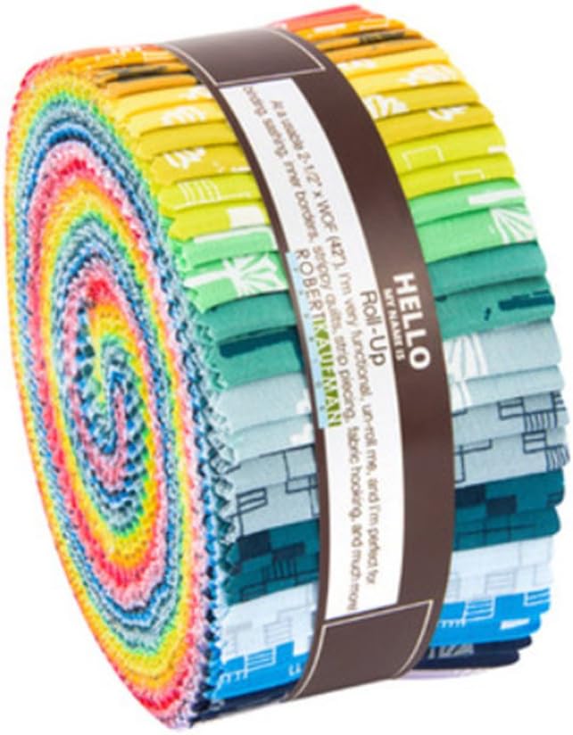 Blueberry Park Bright by Karen Lewis Roll Up 2.5" Fabric Strips Jelly Roll for Robert Kaufman Fabrics RU-745-40