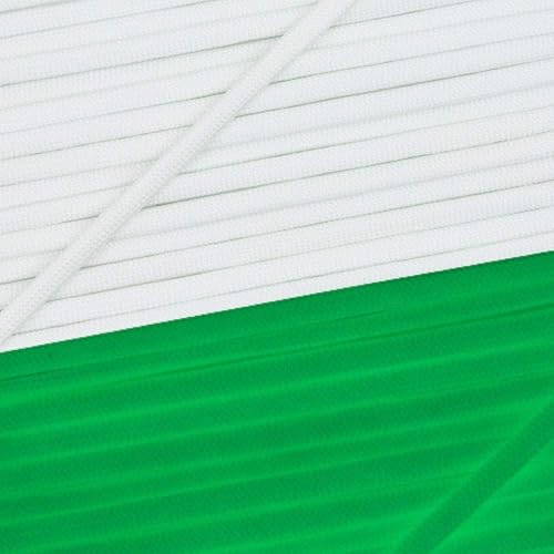 Paracord Planet Para Glow Type III 400 - Cuerda de paracaídas que brilla en la oscuridad, blanco, amarillo, rosa, verde y azul, elige 10 pies, 25