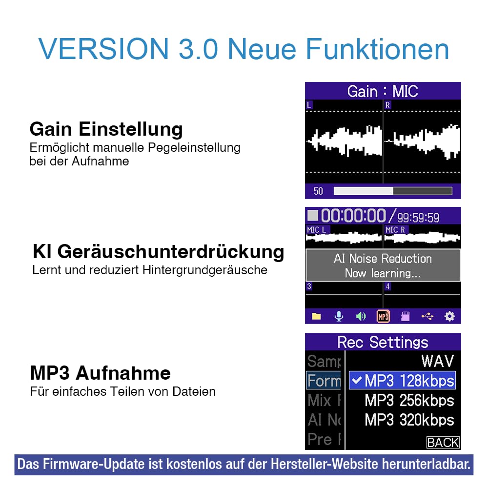 ZOOM H6essential Handy Recorder – Tragbarer 32-Bit-Float Audiorecorder mit 6-Spur-Aufnahme – Ideal für Podcasts, Musikaufnahmen, Filmton – Schwarz