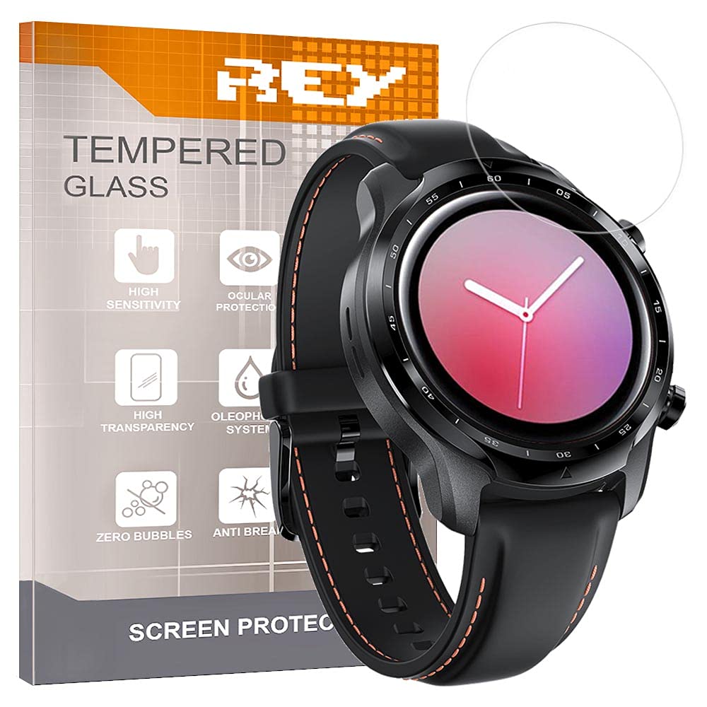 Supershieldz Displayschutzfolie Für TicWatch Pro 3 GPS – 2 Stück Gehärtetes Glas, 9H Härte, Blasenfrei