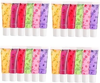 Beavorty 24 Peças De Óleo Labial Bálsamo Labial Maquiagem Brilho Labial Batom Hidratante Bálsamo Labial Gloss Labial Kit De Brilho Labial Hidratantes Transparentes Loção Labial