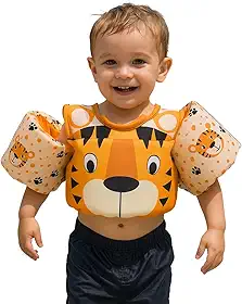 Colete Salva-Vidas Homologado Infantil Piscina (Tigre)