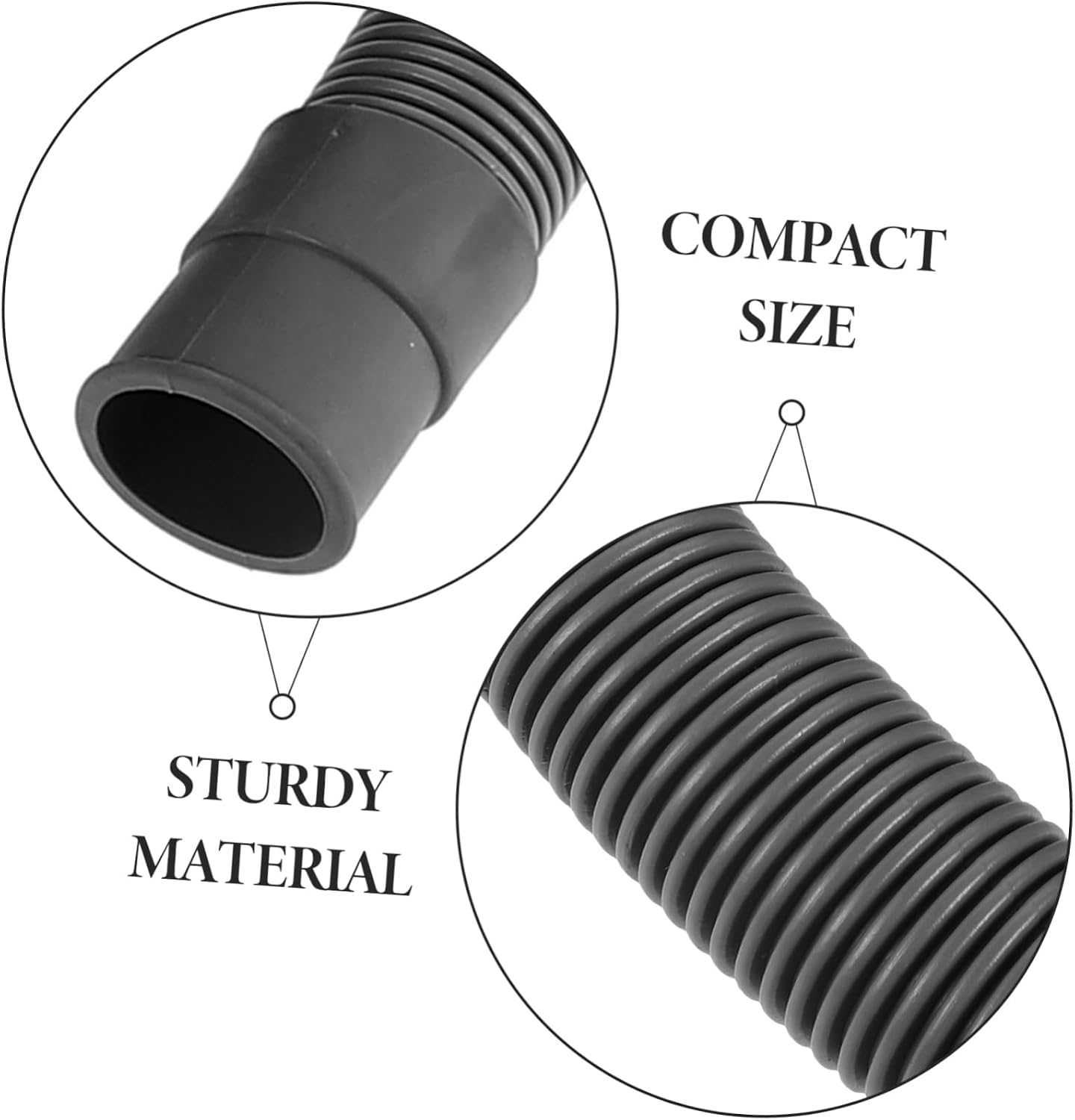 GLEAVI 1set Flexible Drain Hose Kit Bilge Water Drain Connector Installation for Boats and Rvs User-friendly Drainage