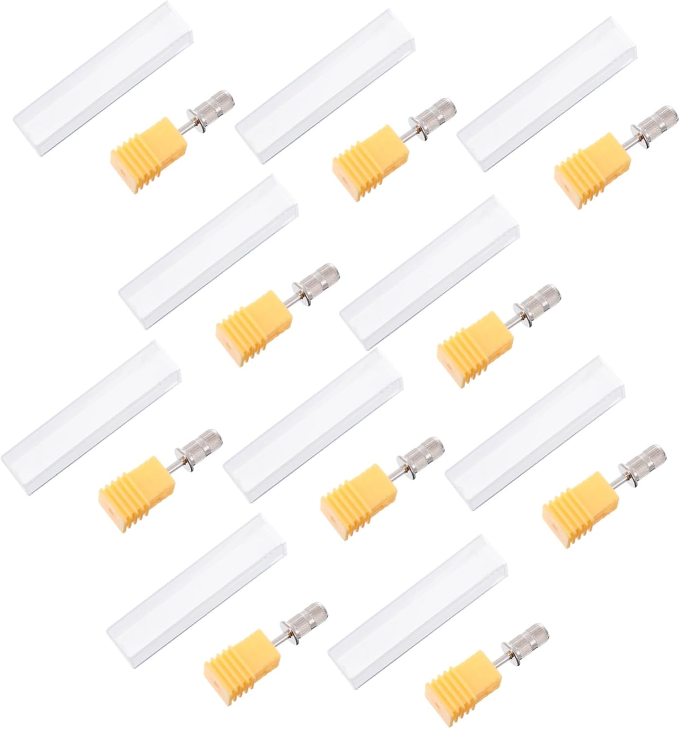 Juego de 10 Brocas de Uñas Didiseaon: Lima de Uñas para Manicura y Pedicura 1 Didiseaon 10 Piezas pulidor de uñas broca uñas de gel nails lijadoras de pared Accesorio herramienta rotativa taladro de uñas portátil Lima para manicura y pedicura broca de pedicura Metal