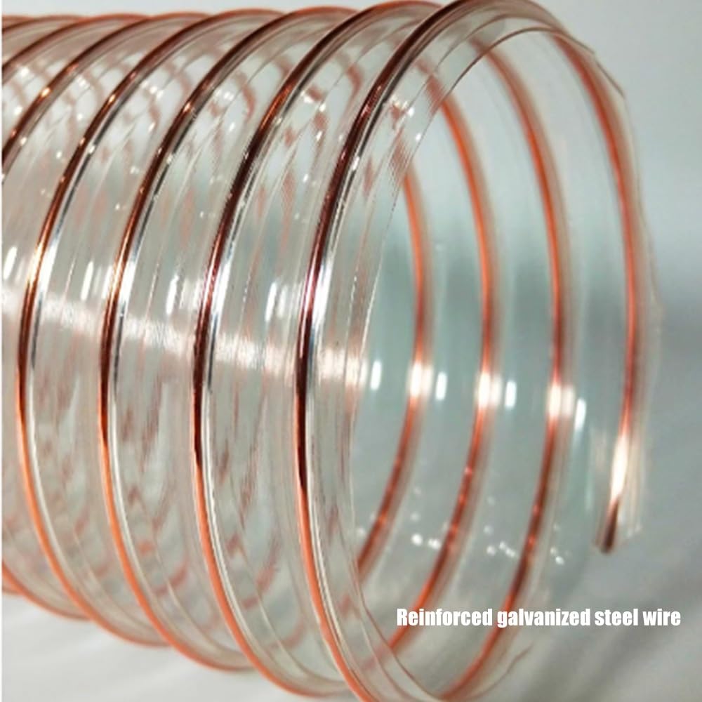 Tubo flessibile in poliuretano per raccolta di fumi da 1 m, ideale per applicazioni da 80 mm (3 1/8")
