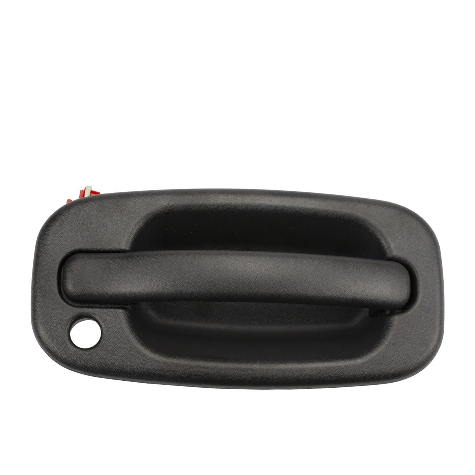 Ropaix Side Exterior Door Handle for Chevy for Avalanche for Silverado for Surburban for Tahoe 15034985 Front Rear Left Right Outside Door Handle(Black FR with Hole)